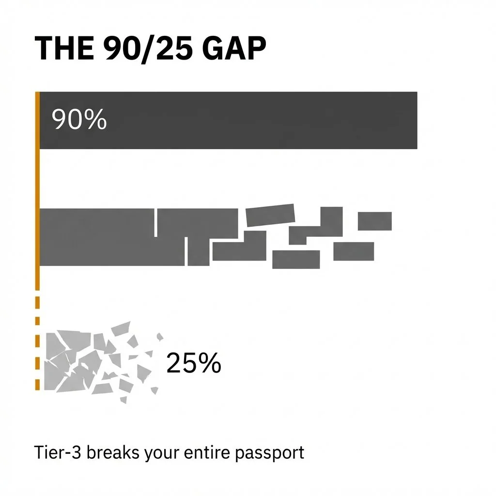 Your product passport has a hidden vulnerability.

Most believe their product passports are secure. The uncomfortable truth? One broken data link from any supplier makes your entire DPP legally questionable. Discover what's truly at risk.

The maths 