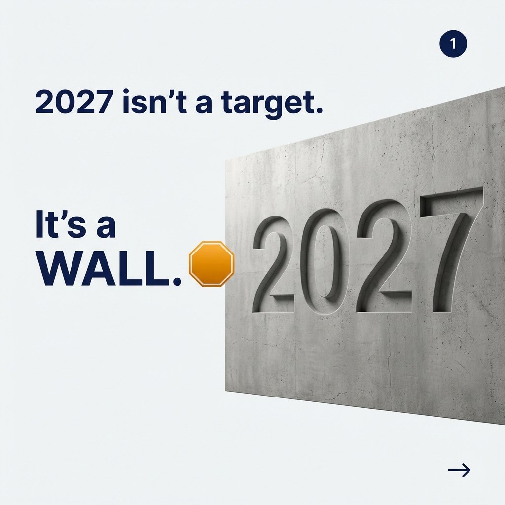 THE ELECTRONICS INDUSTRY IS CHANGING IN 2027

2027 isn't a target. It's a wall.

For electronics manufacturers, this date marks the end of voluntary transparency. Mandatory digital verification will determine who sells and who gets blocked at the bor