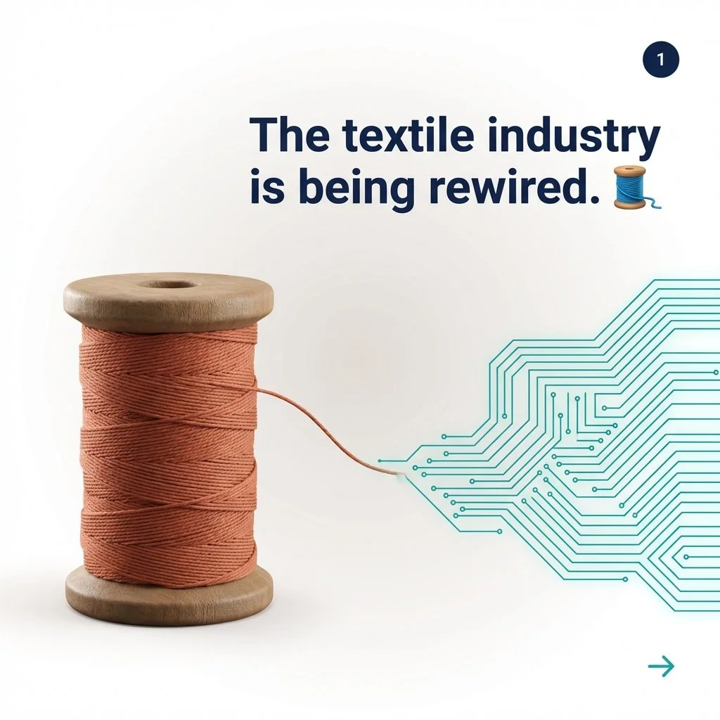 Textile manufacturers face EU border exclusion in 2027.

EU ESPR activates January 2027. Every textile product needs a Digital Product Passport. Data must persist 10 years minimum, machine-readable, verification-ready at customs.

Most manufacturers 