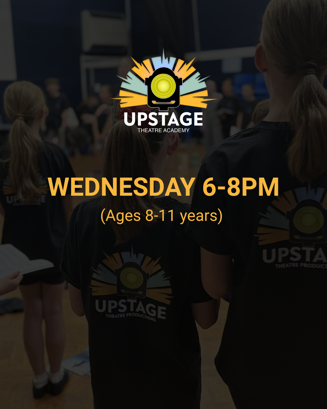 Wednesday 6-8pm (Ages 8-11 years)