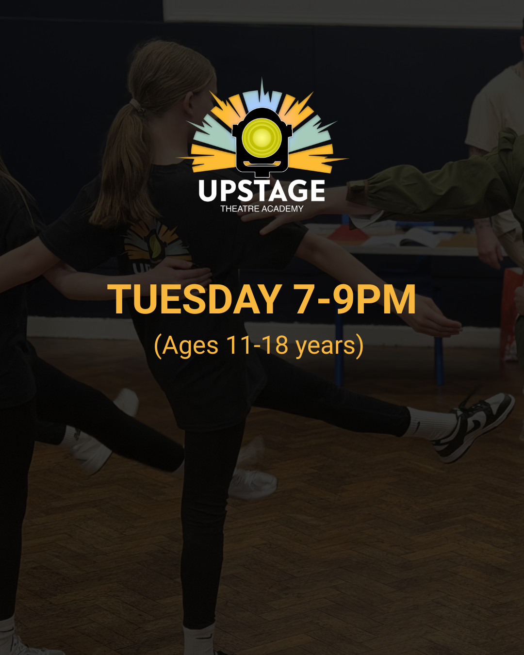 Tuesday 7-9pm (Ages 11-18 years)