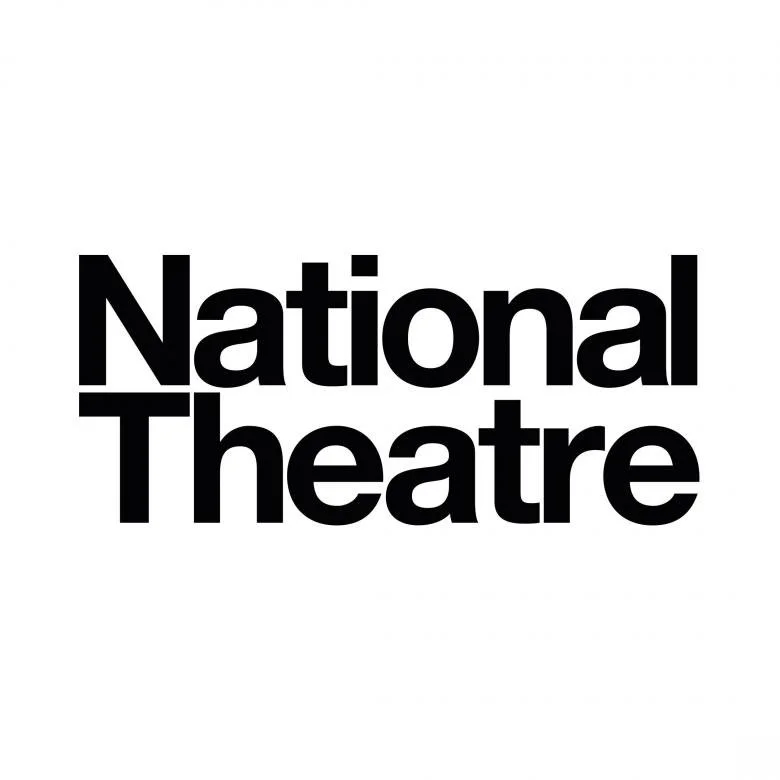 Black text reading 'National Theatre' on a white background.