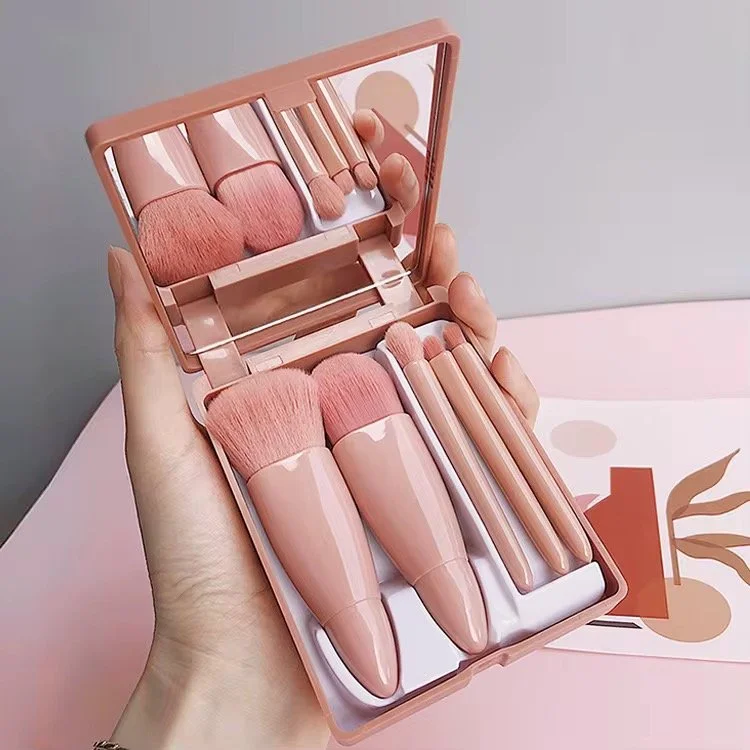 5 pcs Travel Makeup Brush Kit