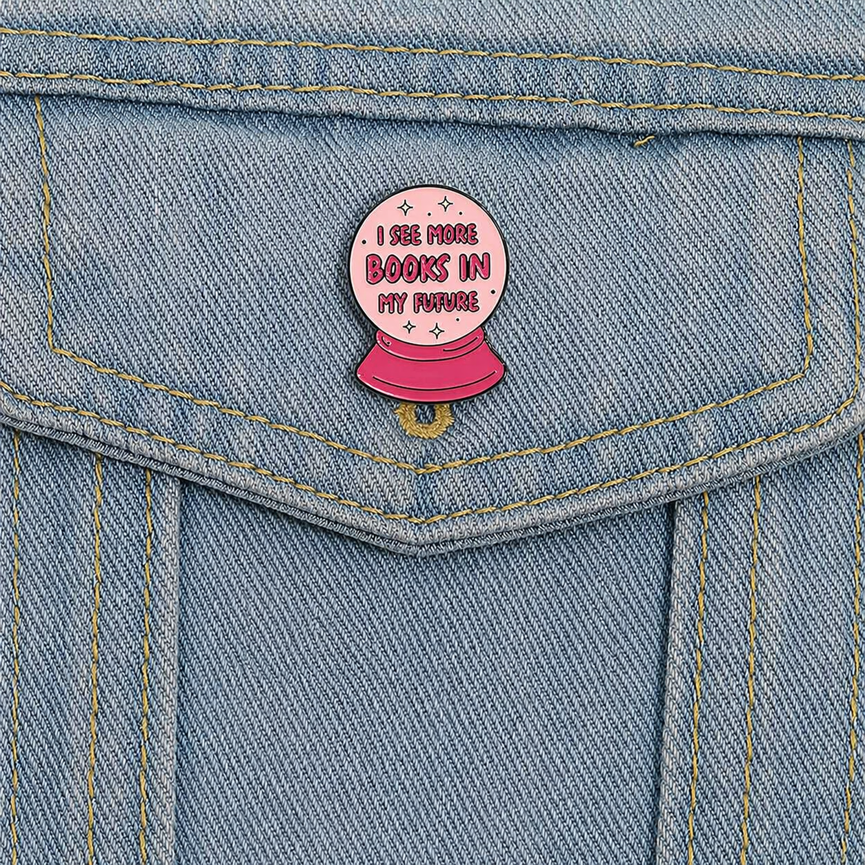 Book Future Enamel Pin
