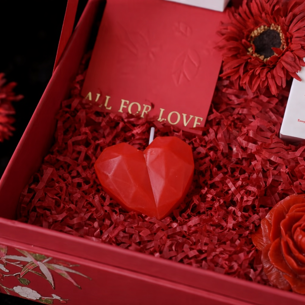 Cherry Heart Candle