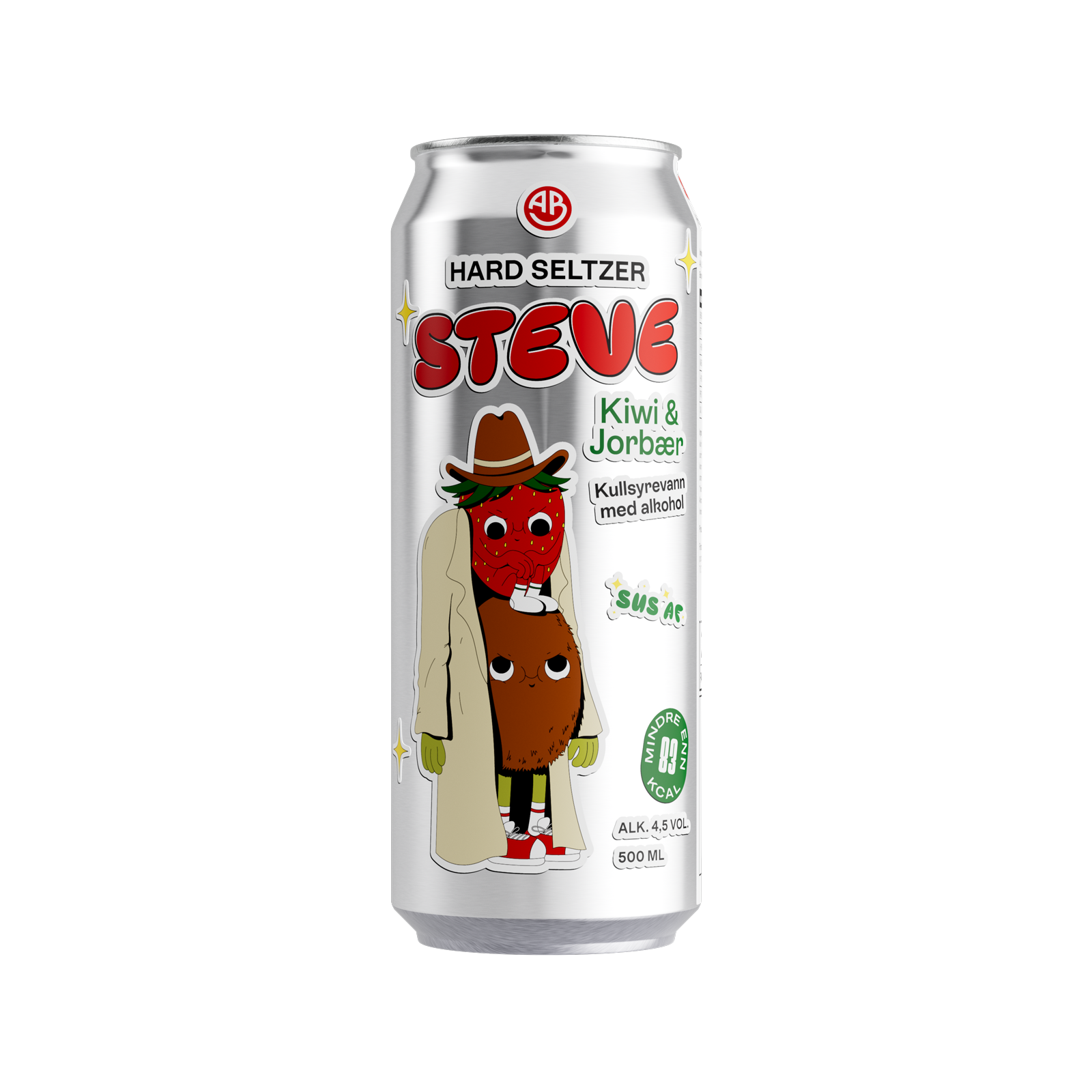 STEVE Hard Seltzer Kiwi Strawberry