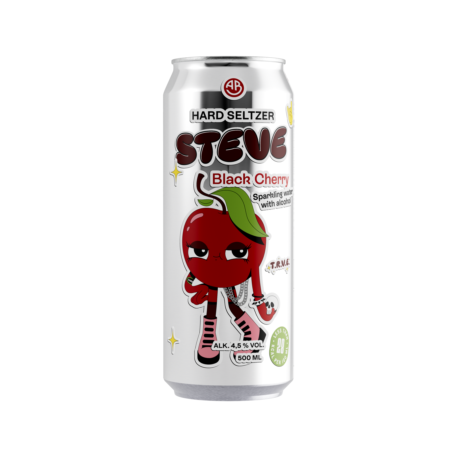 STEVE Hard Seltzer Black Cherry