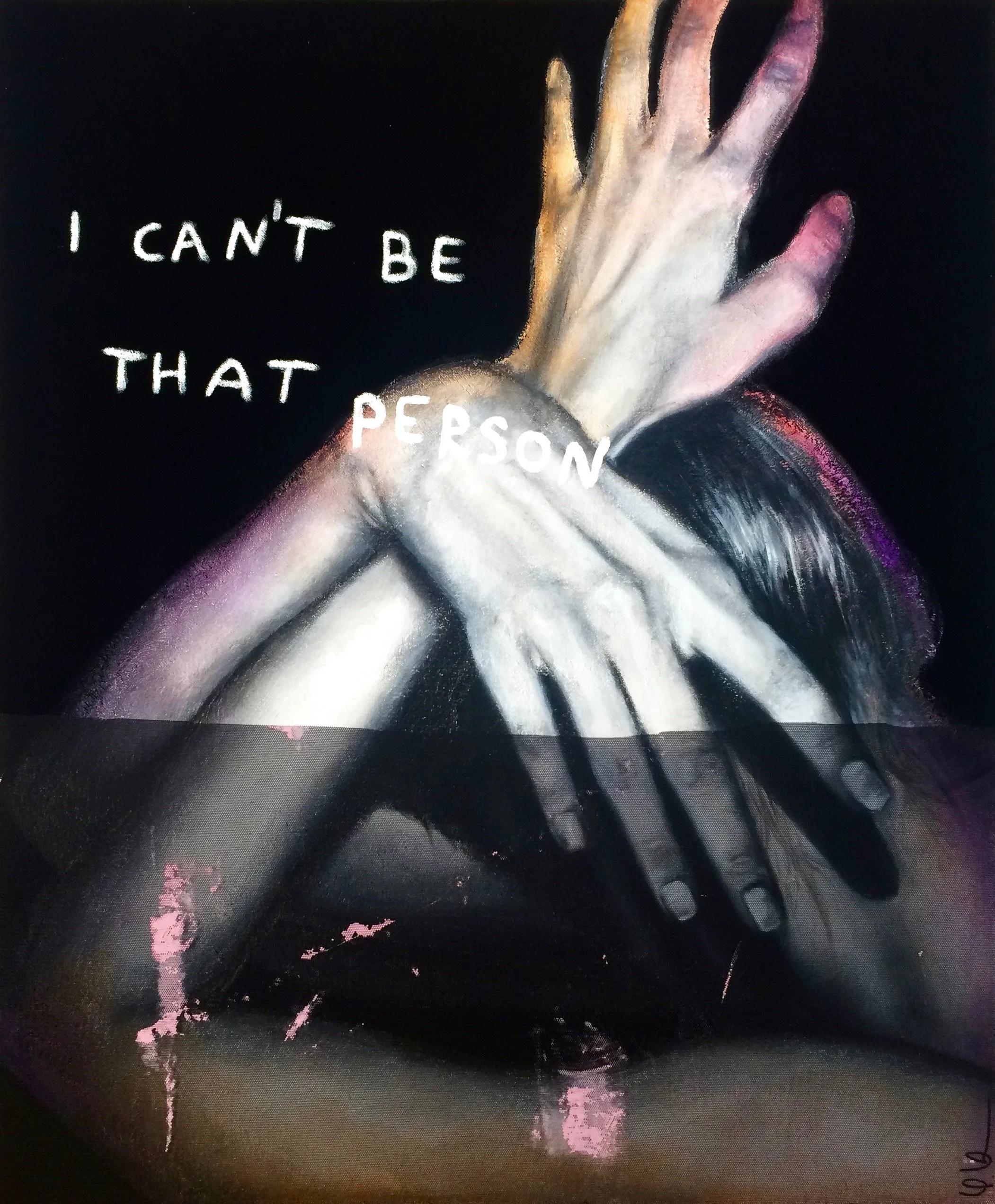 I can't be that person