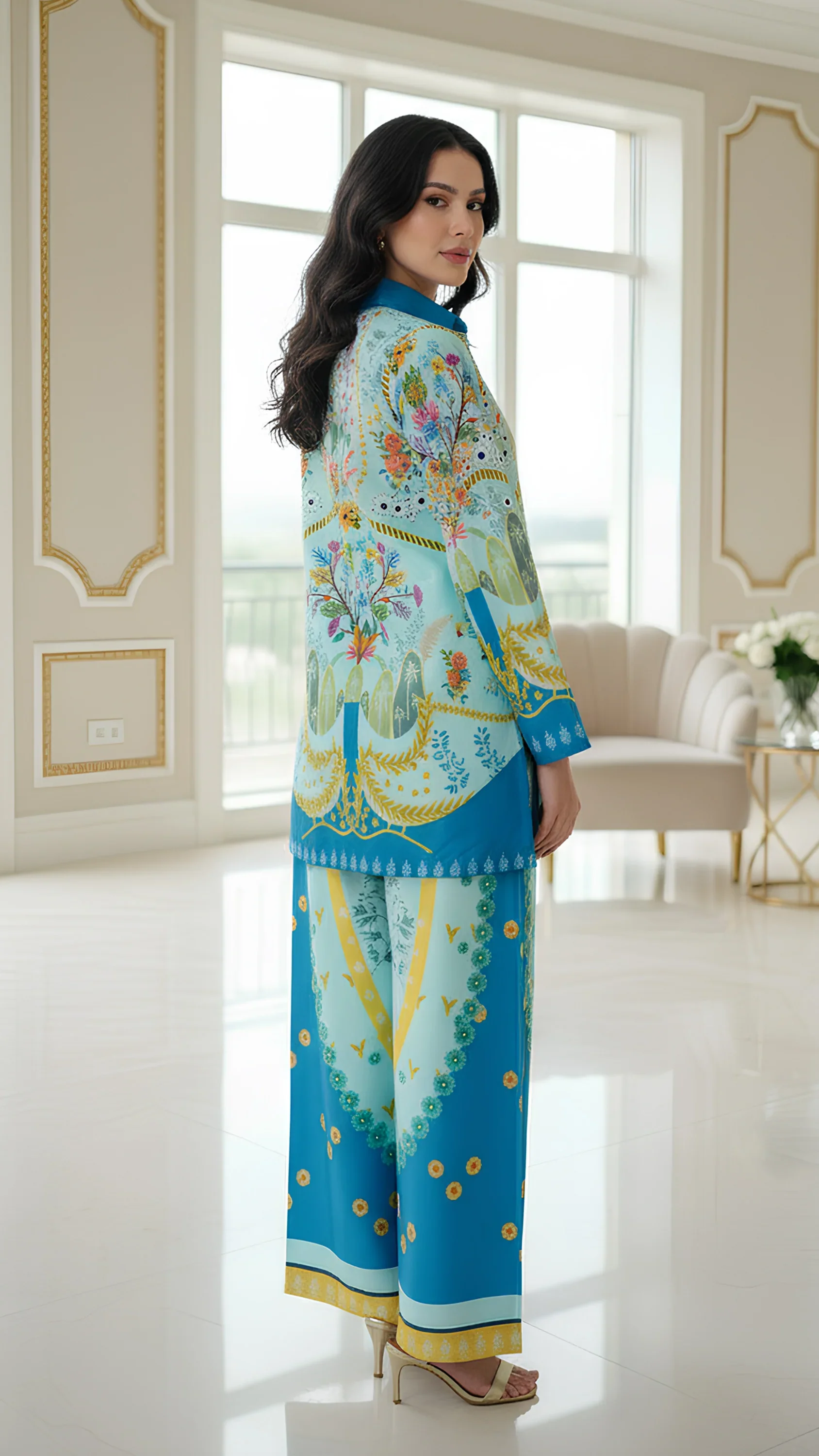 Aqua Pavilion Co-ord Set