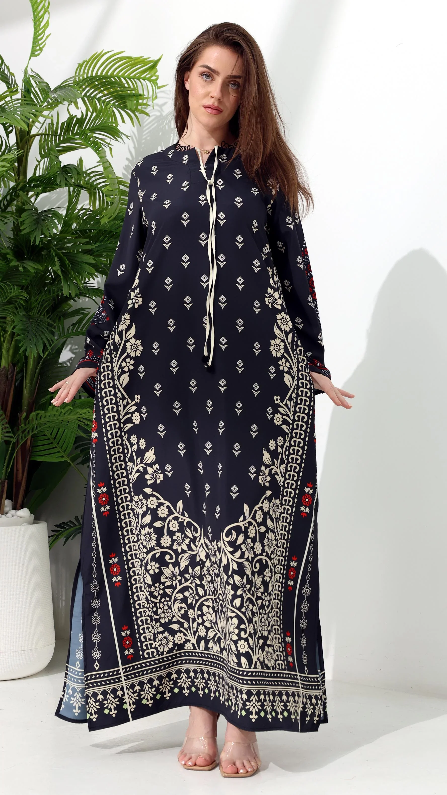 Midnight Bloom Kaftan