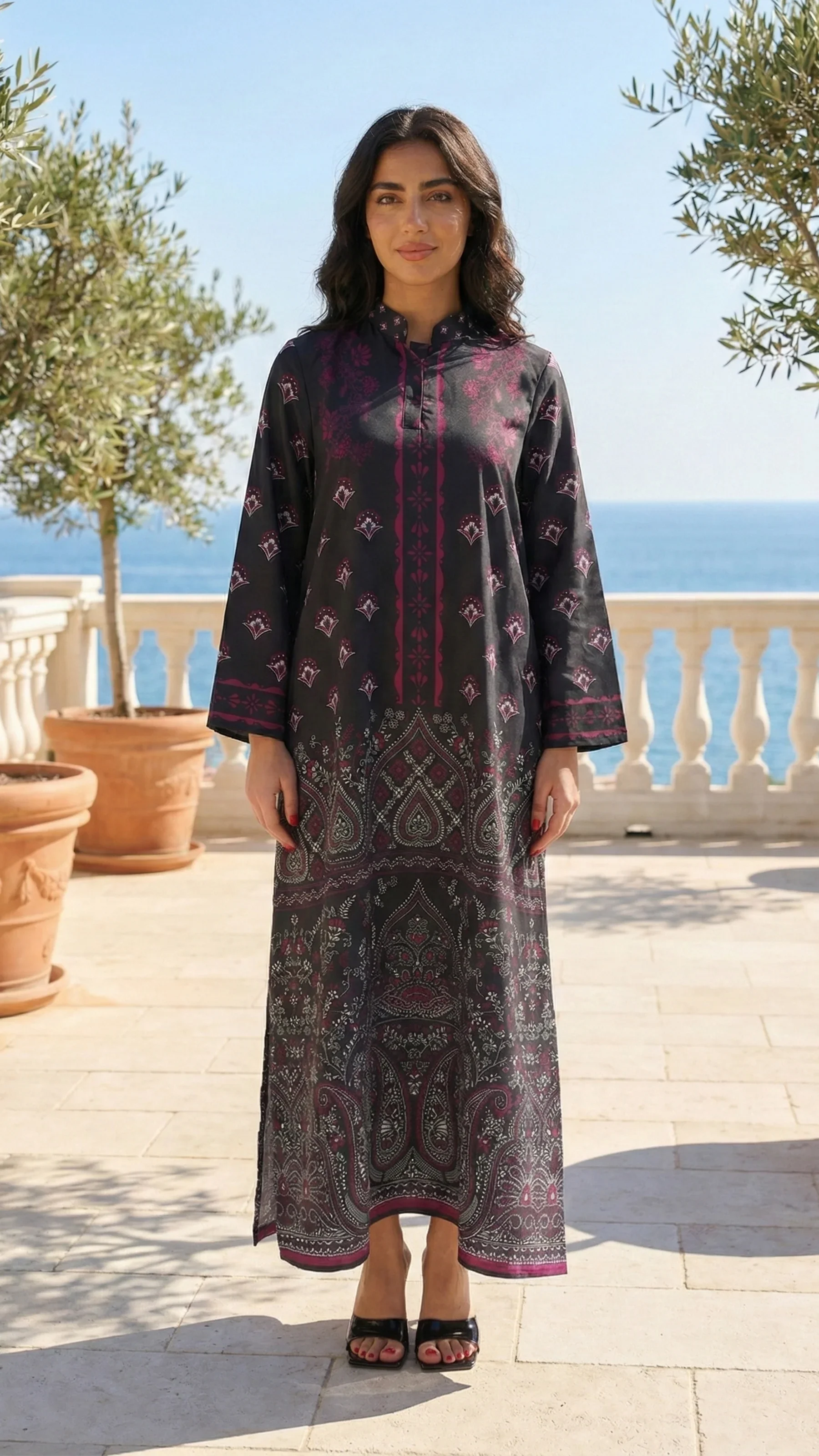 Plum Garden Kaftan