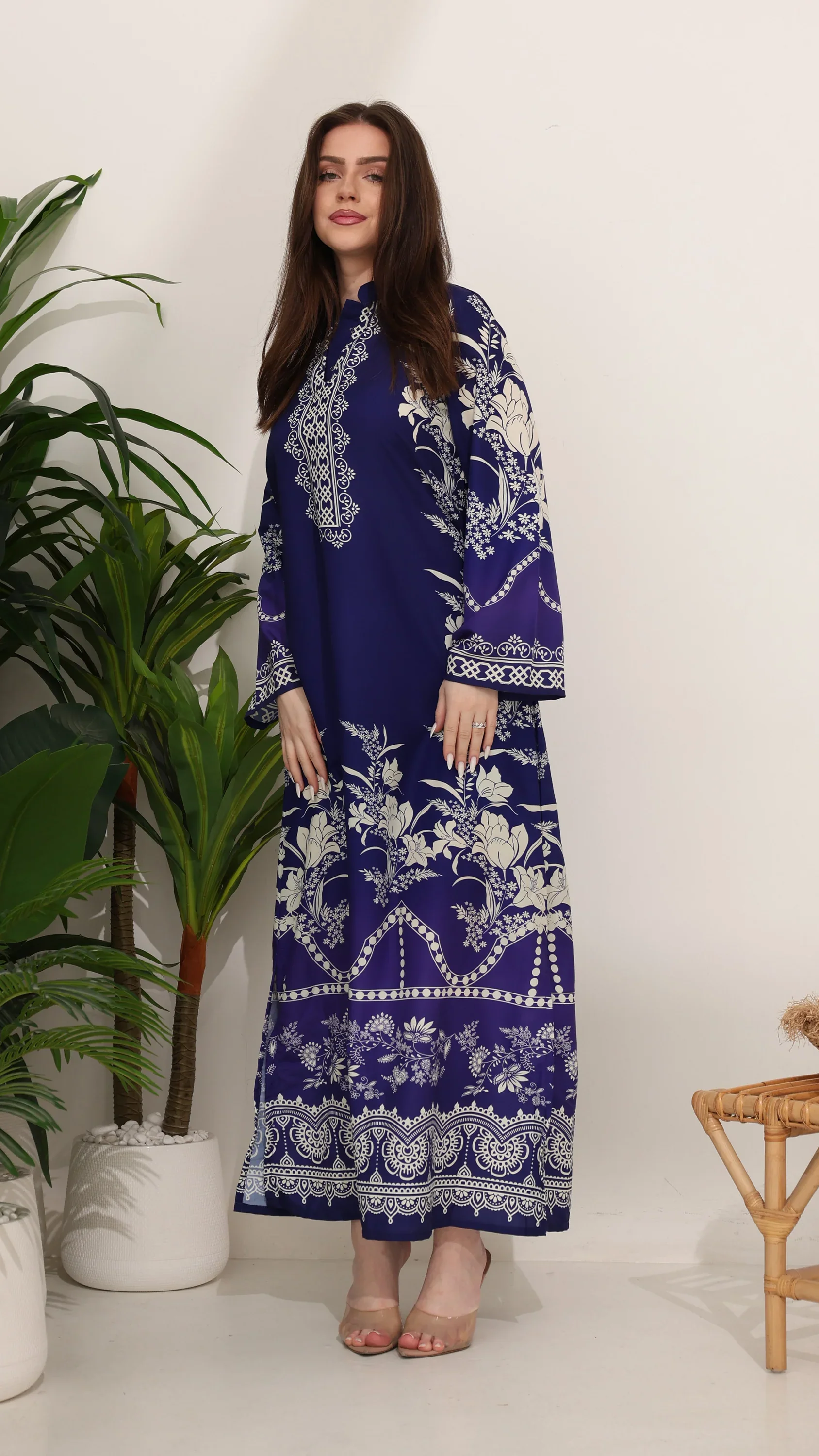 Eid Royale Indigo Kaftan