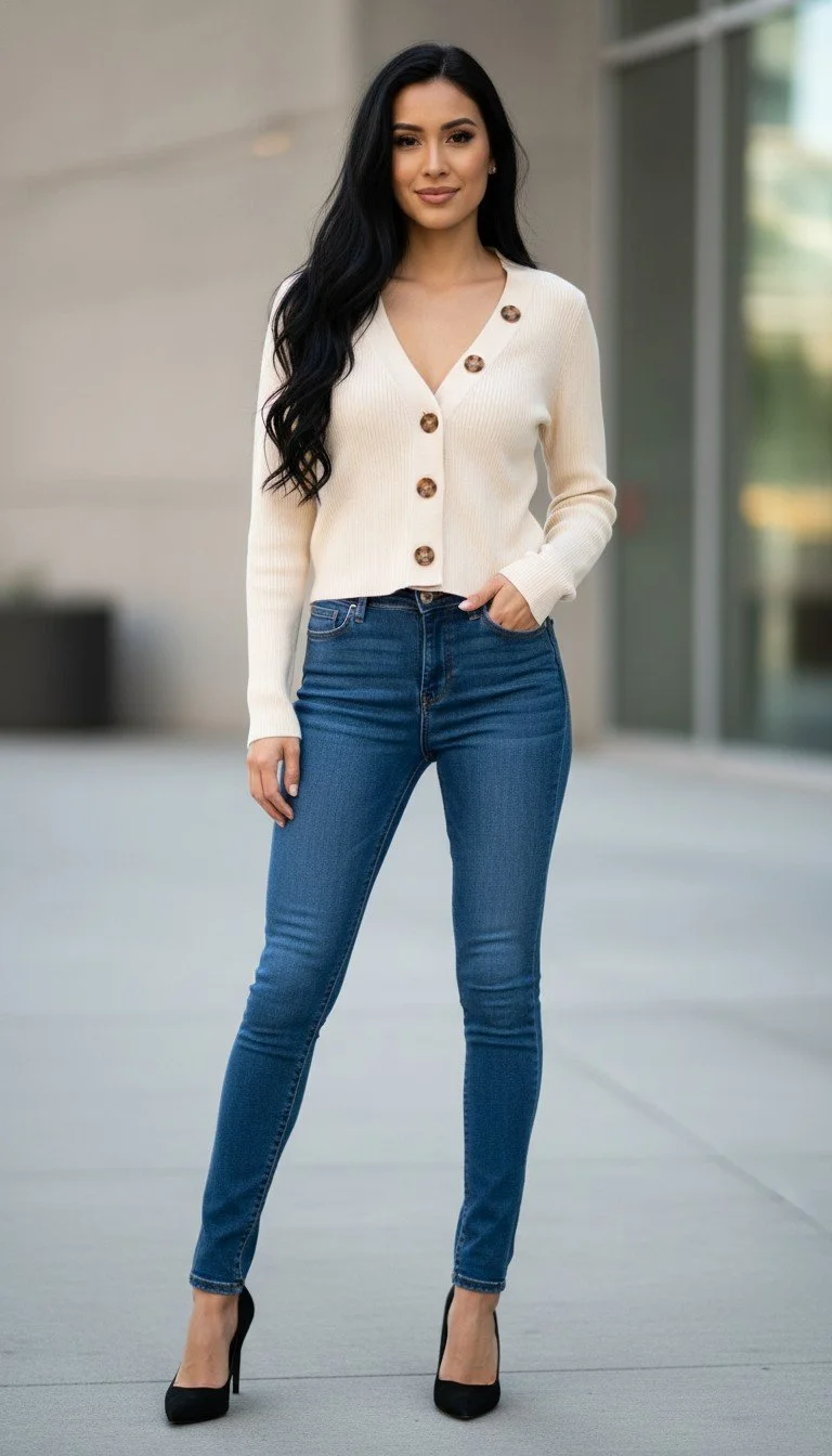 Ronny Kobo - Classic Button-Up Cardigan Size 2