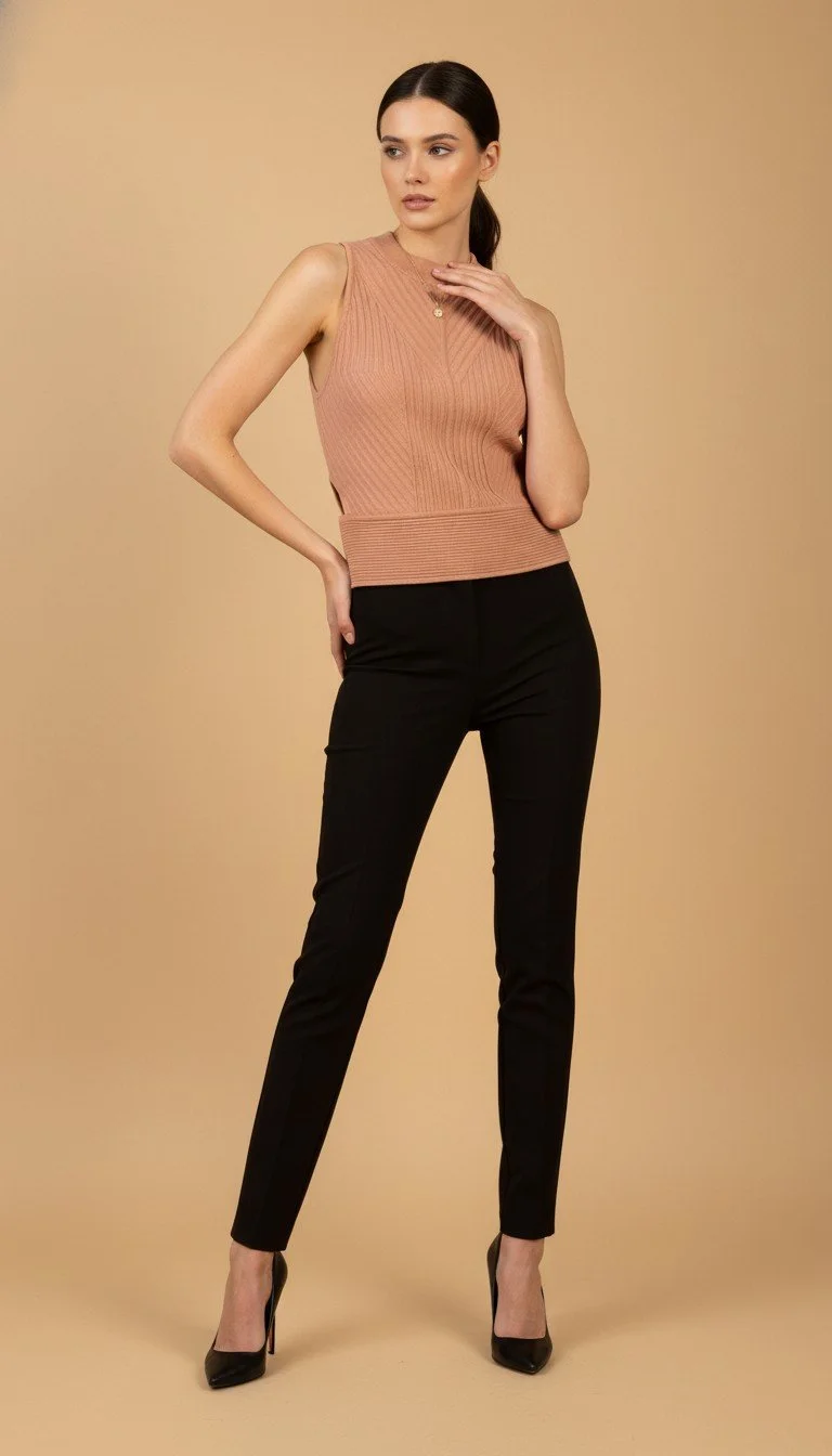 Jonathan Simkhai - Chic Ribbed Knit Sleeveless Top Size XS