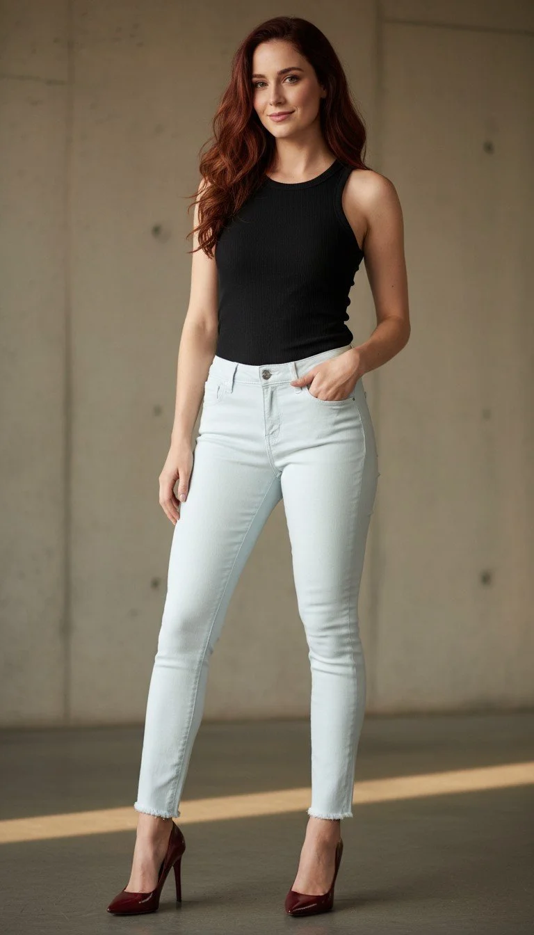 L’AGENCE - Margot High‑Rise Skinny Jeans Size 25