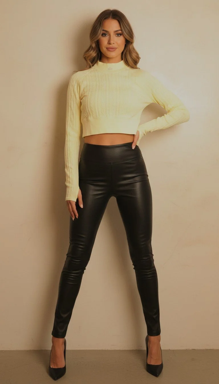 ALO - Classic Cable-Knit Sweater Size M