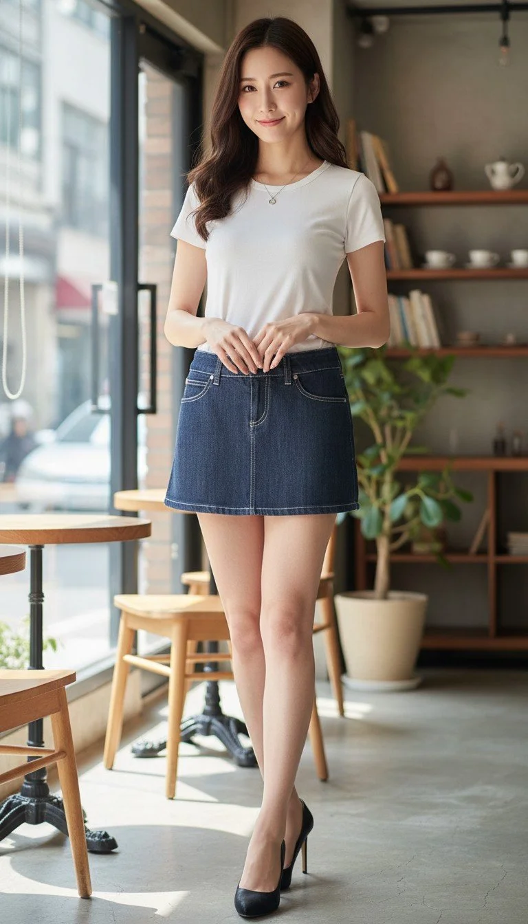 Gucci - Chic A-line Denim Skirt - Size 38