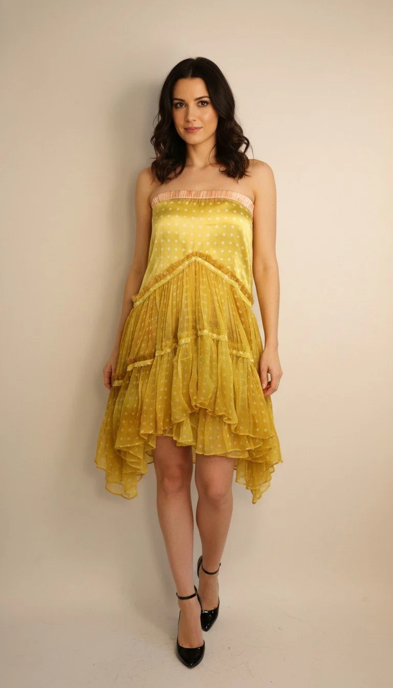 Roberto Cavalli - Glamorous Gold Sequin Skirt Size XS