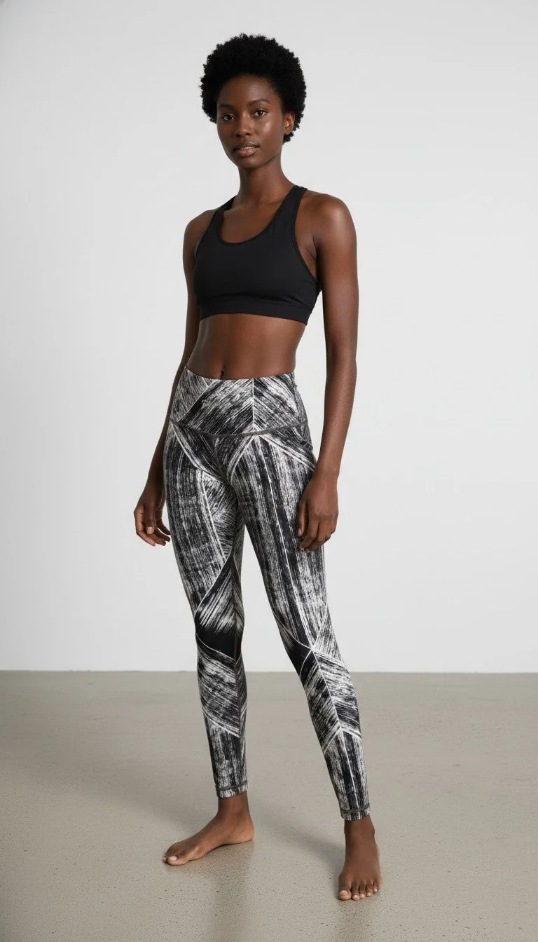 Lululemon - High-Waisted Abstract Print Leggings