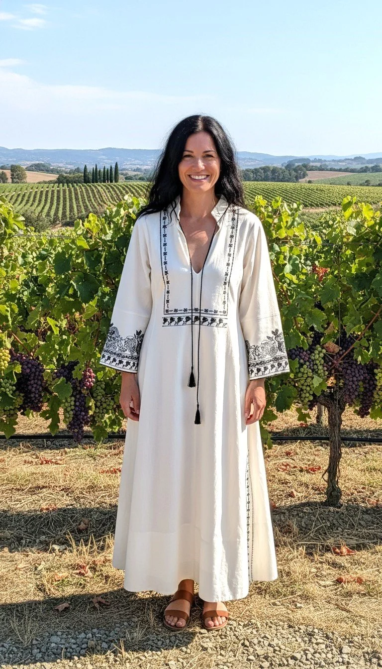 Jill Sander - Collector Piece - Embroidered Elegance Maxi Dress