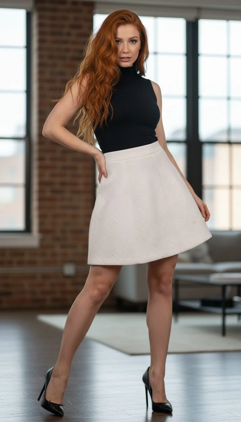 Alexis - Chic High-Waisted Elegance Dress Size S