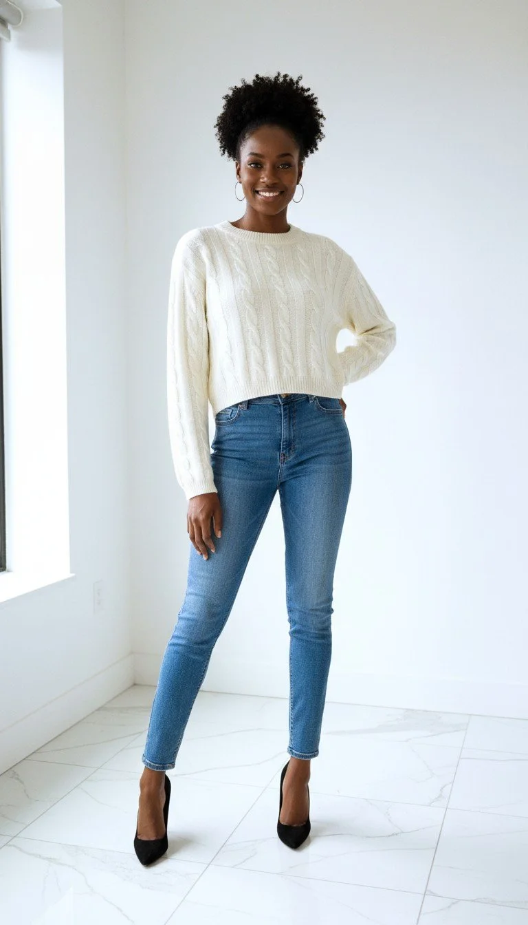 Sablyn - Classic Ivory Cable Knit Sweater Size 2
