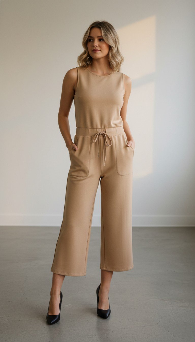 No Label - Luxe Sleeveless Jumpsuit Size S