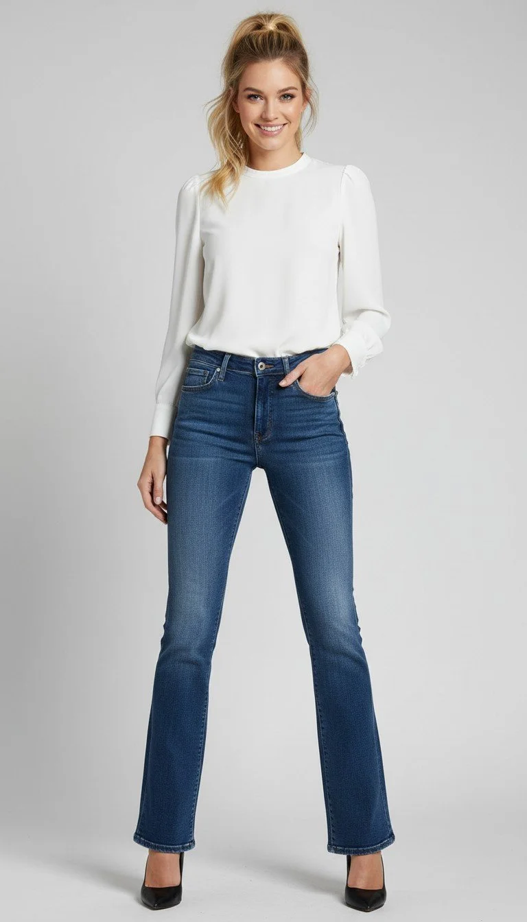 Mother - Classic Slim-Fit Blue Jeans Size 23