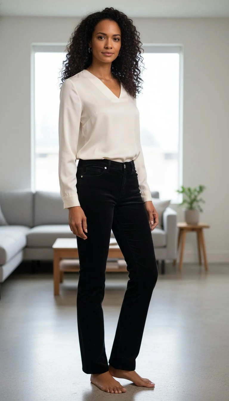 Dead Sexy - Essential Black Straight-Leg Pants Size