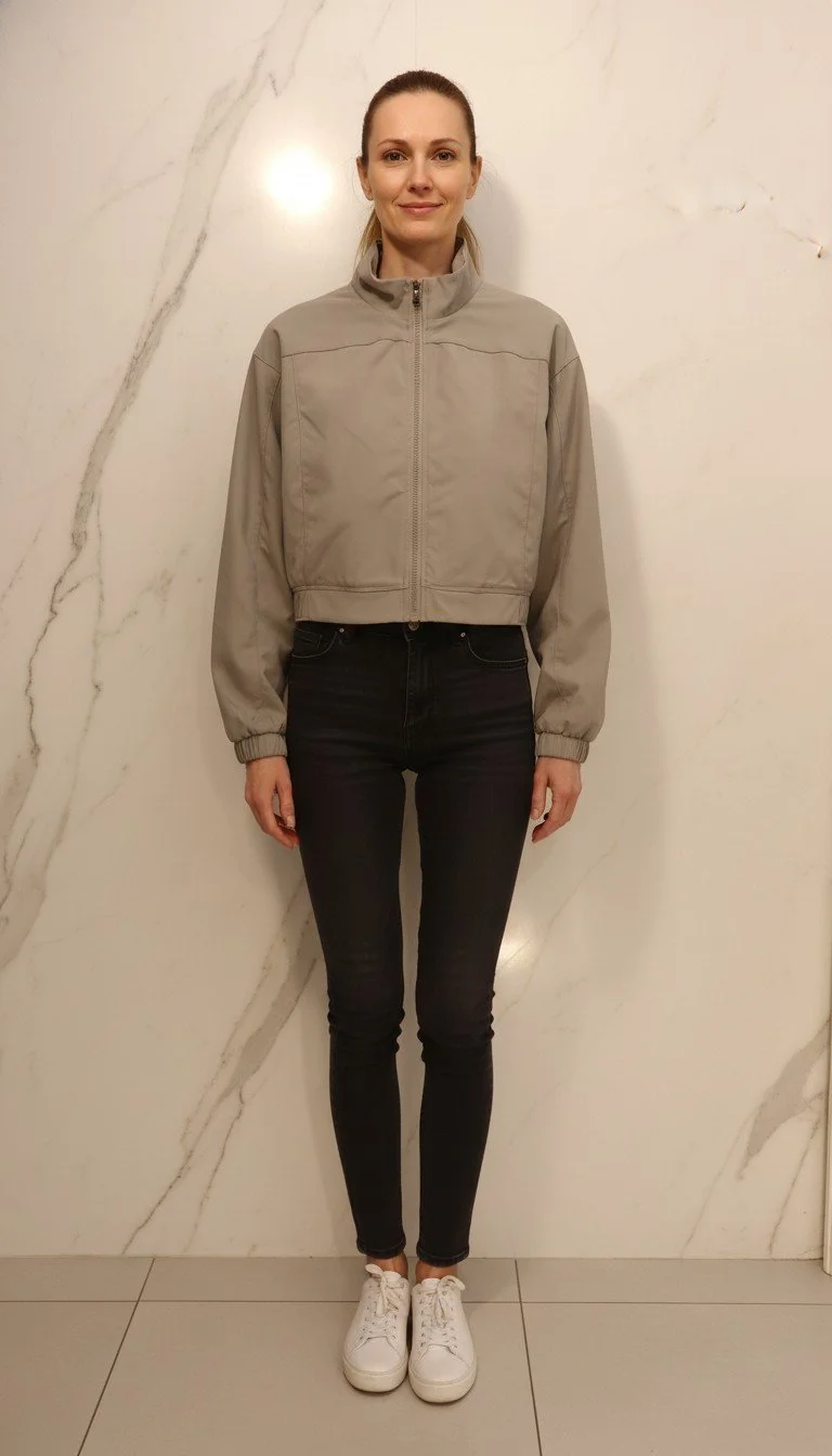 Noli - Sleek Essentials Cropped Jacket Size S