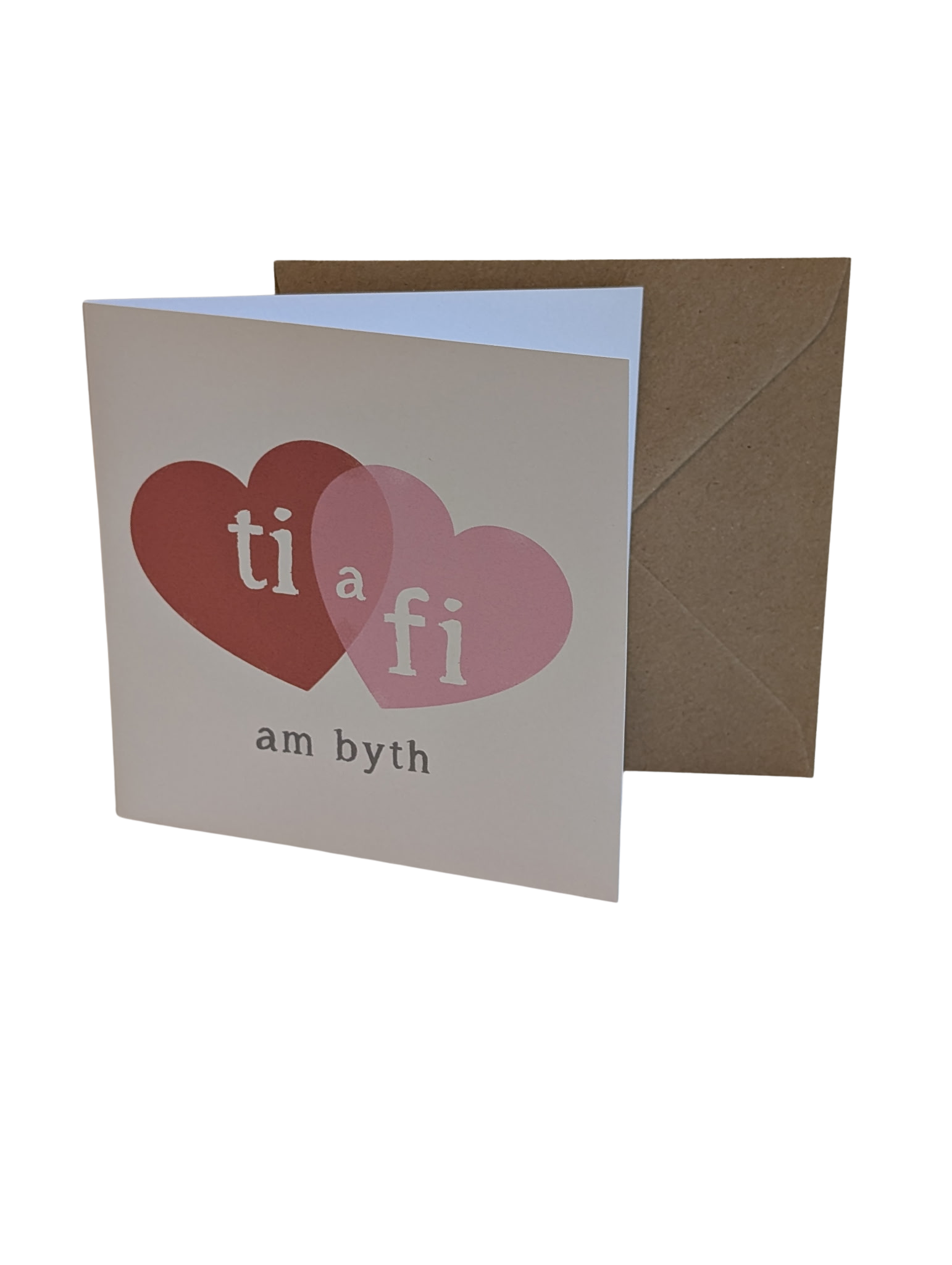 Welsh Greeting Card 'You and Me Forever'