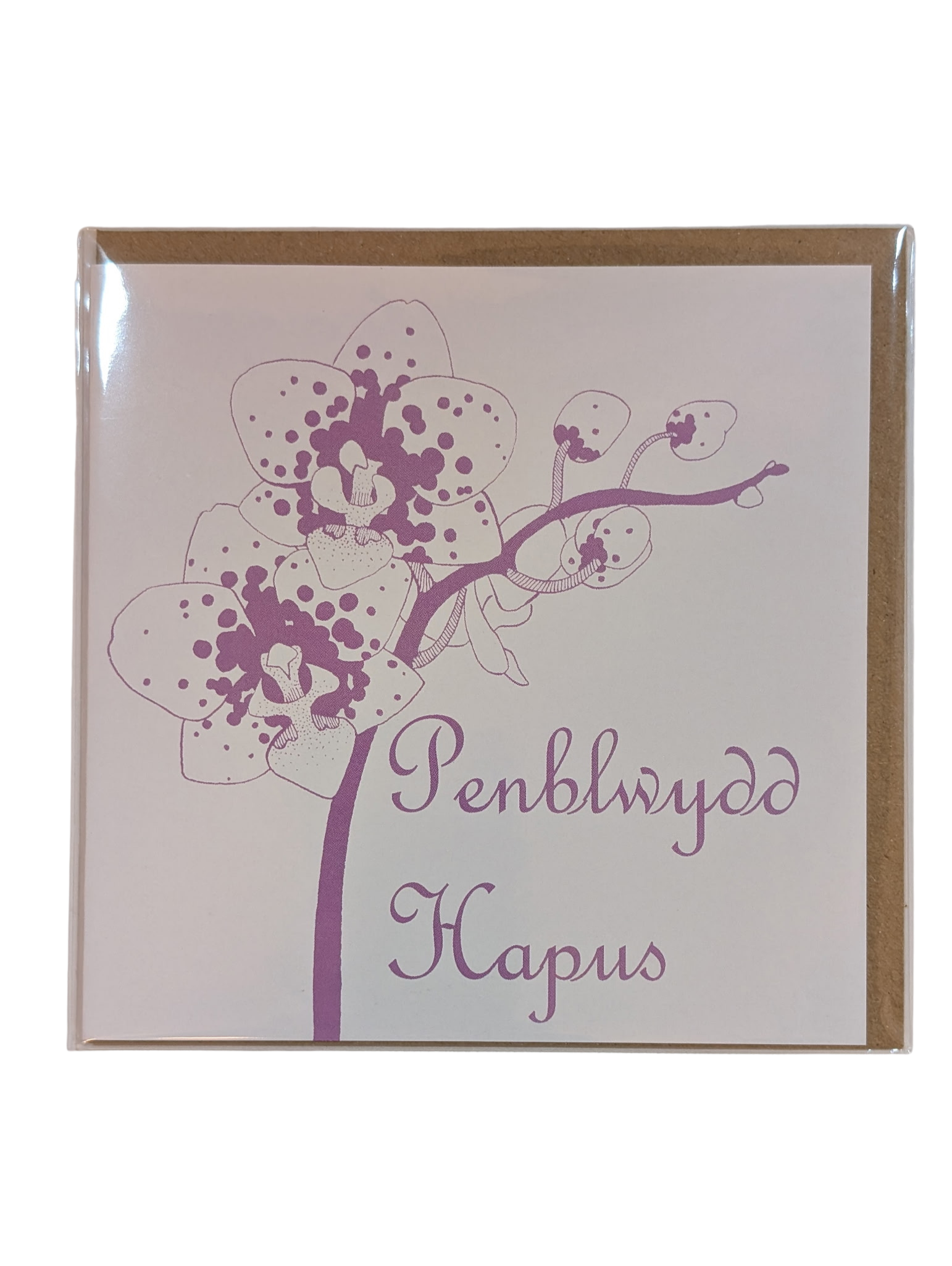 Welsh Greeting Card - Happy Birthday