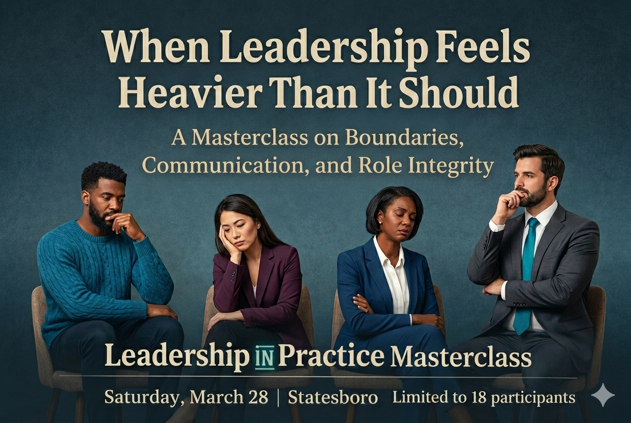 When Leadership Feels Heavier Than It Should - A Masterclass on Boundaries, Communication, and Role Integrity