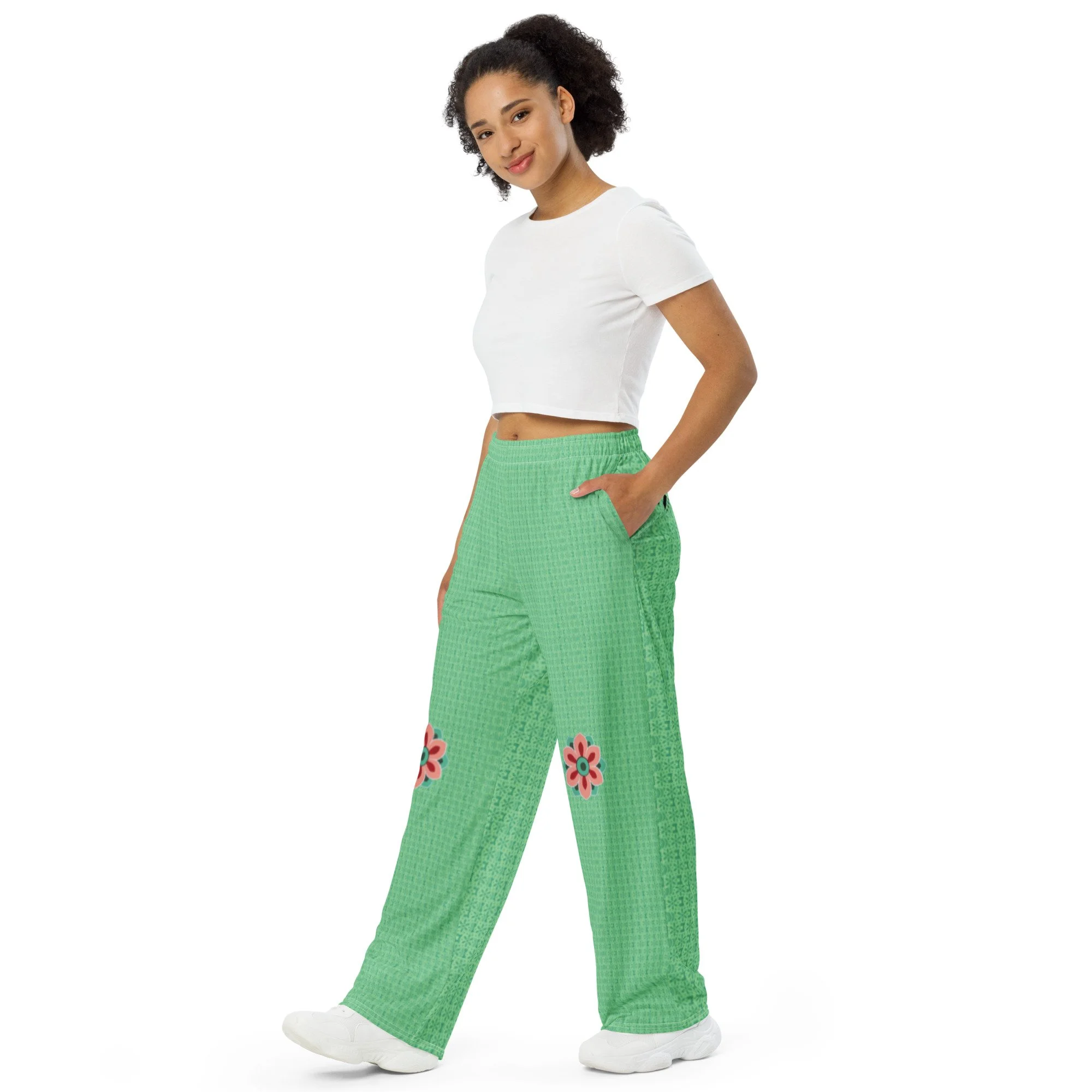 Jeonju unisex wide-leg pants
