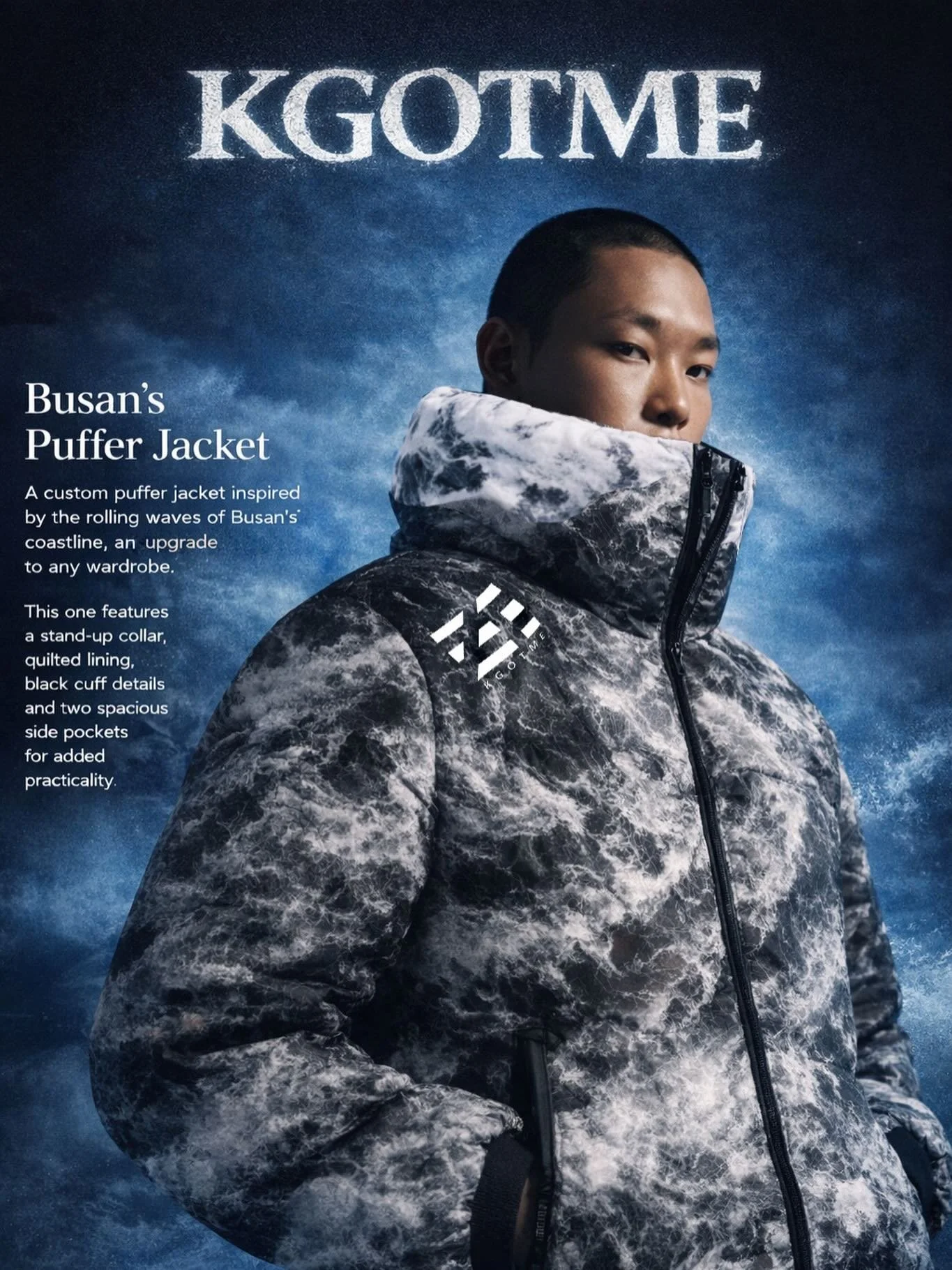 🌊&bull;Busan's Puffer Jacket&bull;🌊
IN STORE
This Puffer Jacket captures the rhythmic power of the waves of Busan, blending ocean driven movement with cozy, modern protection.