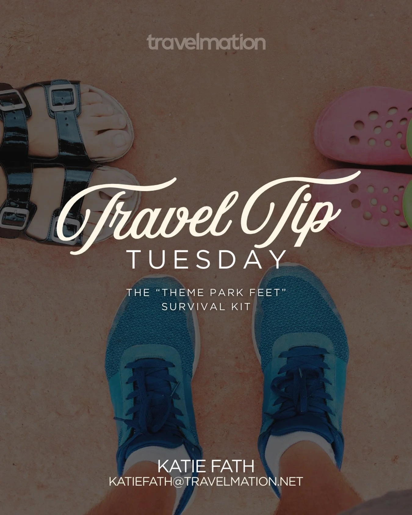 The &ldquo;Theme Park Feet&rdquo; survival kit 🩹

Because park days are basically an endurance sport.
Here&rsquo;s what I recommend packing (or keeping in your park bag) to avoid a painful day 2:

✅ Broken-in shoes (never brand new) + supportive soc