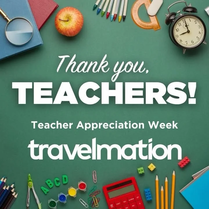 This upcoming week is for the teachers. 🍎

If you&rsquo;re a teacher dreaming of a trip to celebrate, decompress, or just finally take that vacation you&rsquo;ve been putting off &mdash; you deserve it more than anyone. I&rsquo;d love to help you pl