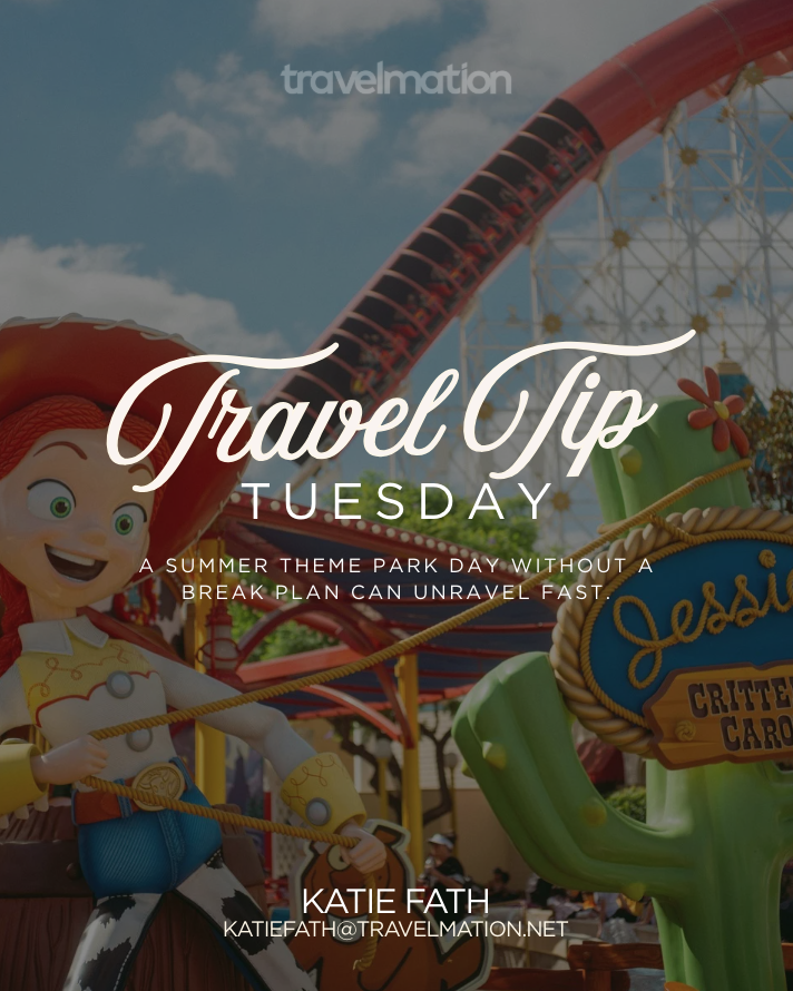 Travel Tip Tuesday: How to Survive Summer Theme Park Days Without Losing Your Mind (or Your Kids)