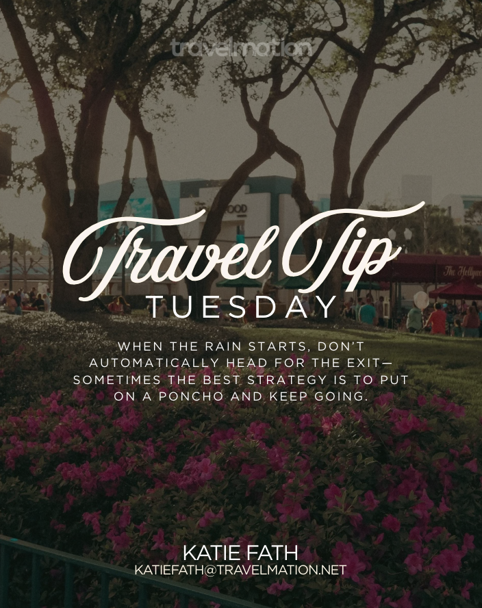 Travel Tip Tuesday: Don't Let Rain Ruin Your Park Day