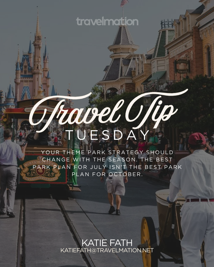 Travel Tip Tuesday: Why Your Disney Park Strategy Should Change With the Season