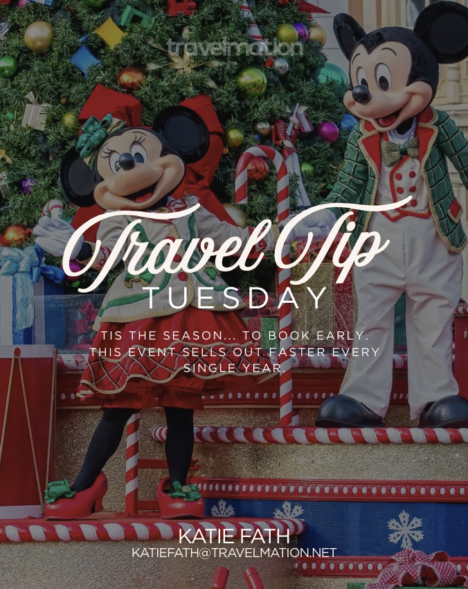 Travel Tip Tuesday: Why You Shouldn't Wait to Book Your Christmas Theme Park Trip 🎄👀