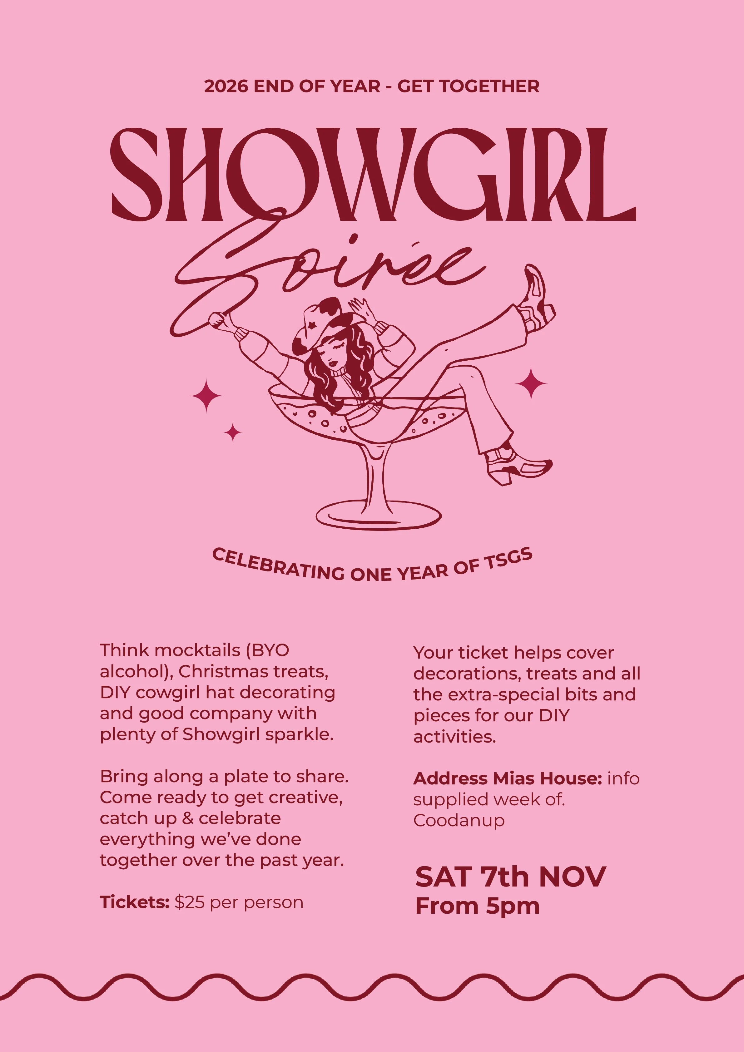 Showgirl Soiree NOV 7TH 💋 (not mandatory)