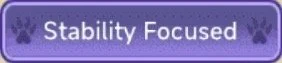 Purple banner with the text 'Stability Focused' and floral decorative elements.