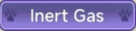 Purple sign with white text reading 'Inert Gas'.