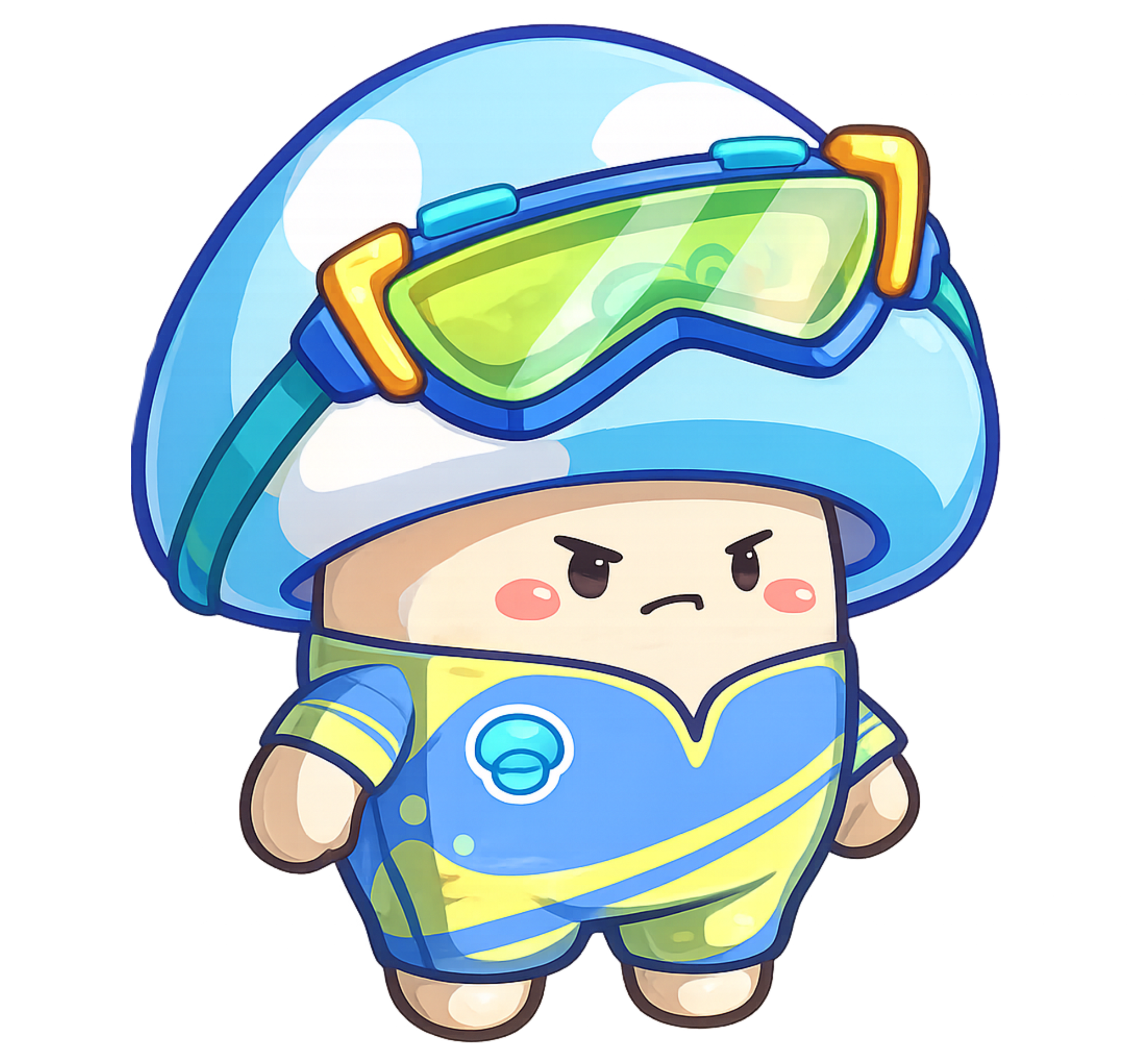 Surfing Warrior - Blue