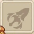 A beige background with a stylized silhouette of a cartoon character's face, including prominent ears and a cheek.