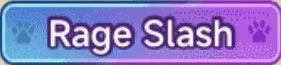 Video game icon with the text 'Rage Slash' in purple and blue colors.