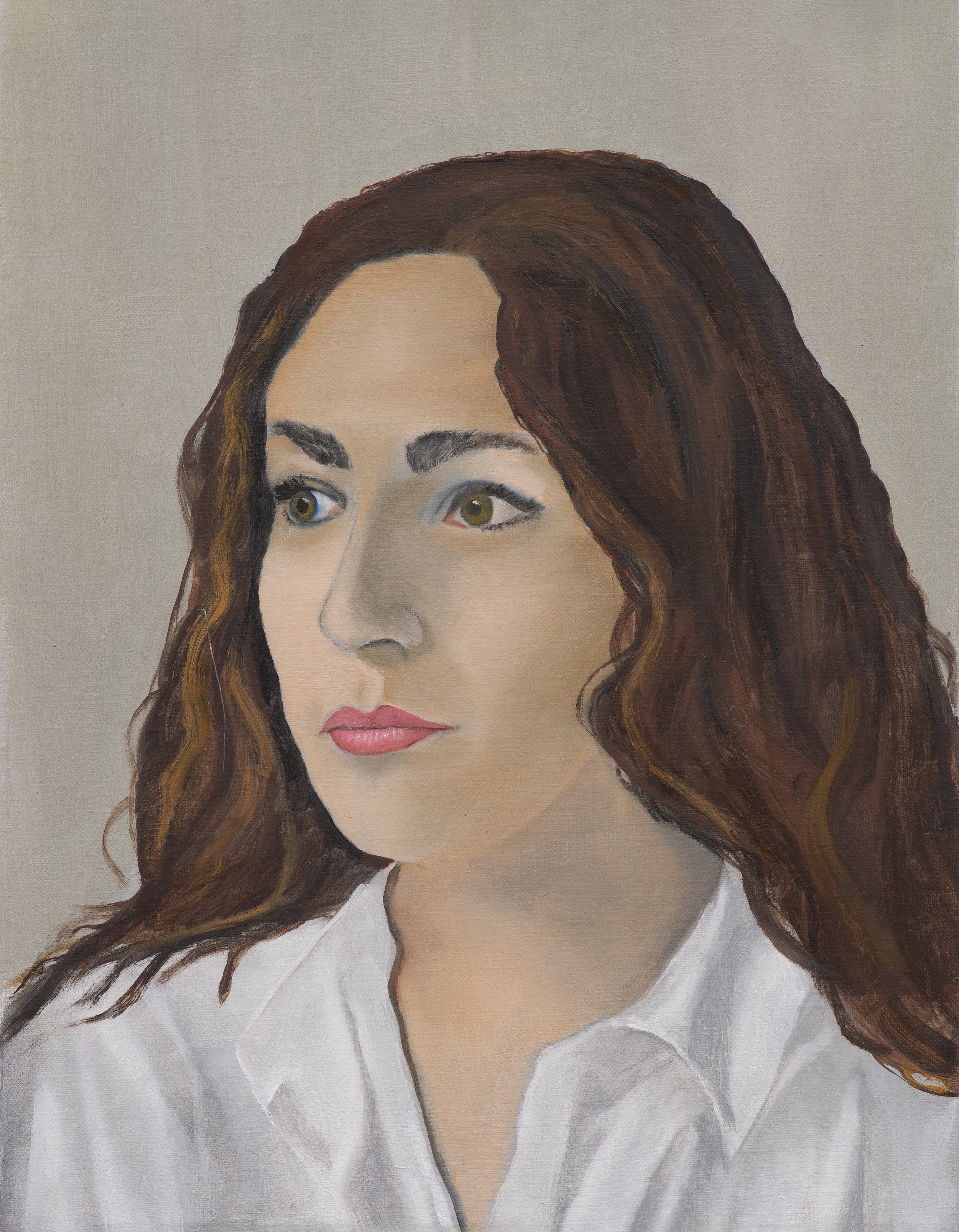 Katherine, 14" x 11" (oil on linen)