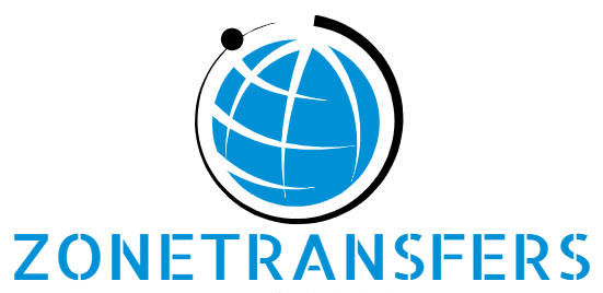 Logo of Zonetransfers, professional transportation service