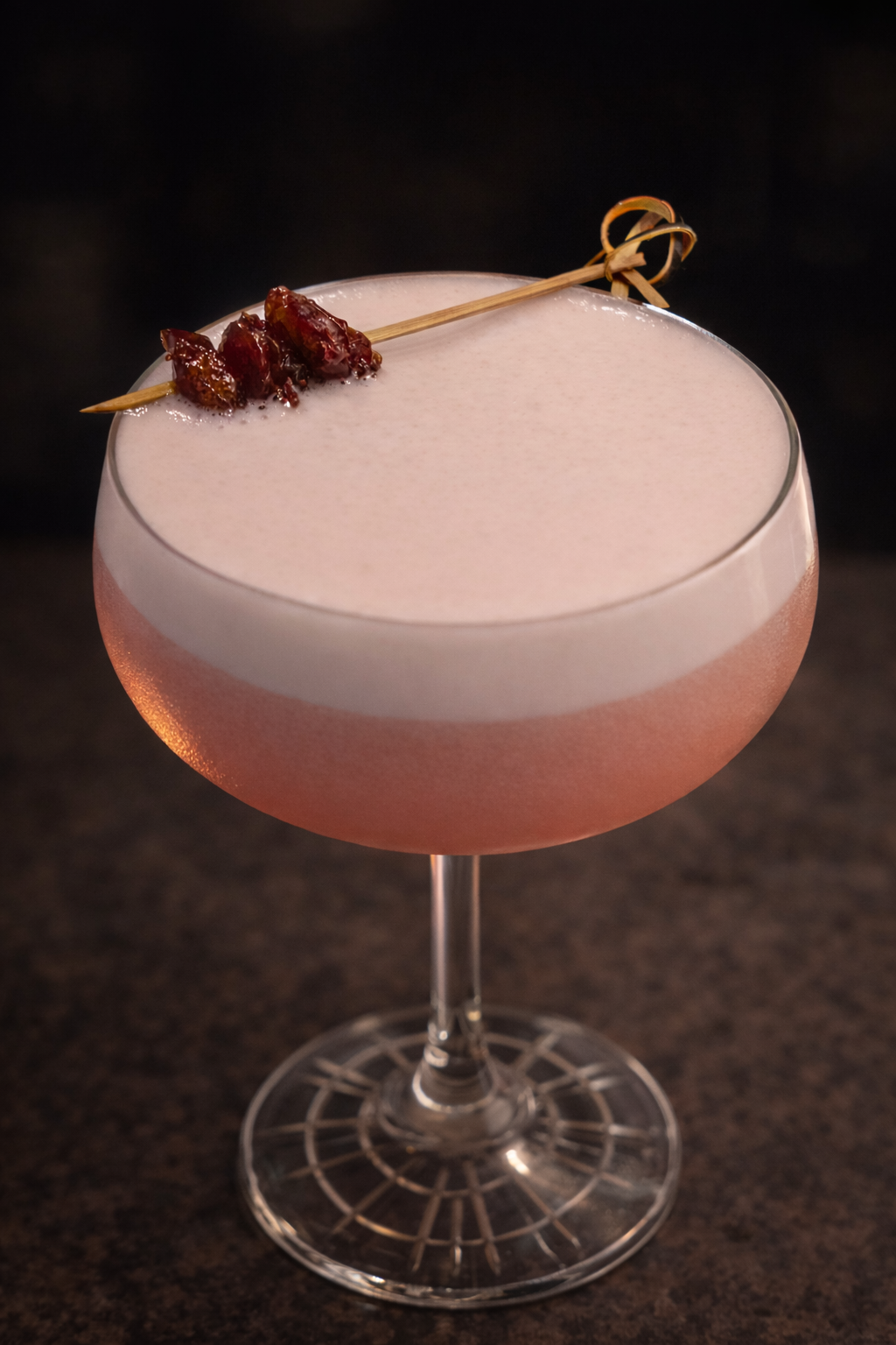 Cranberry Pisco Sour
